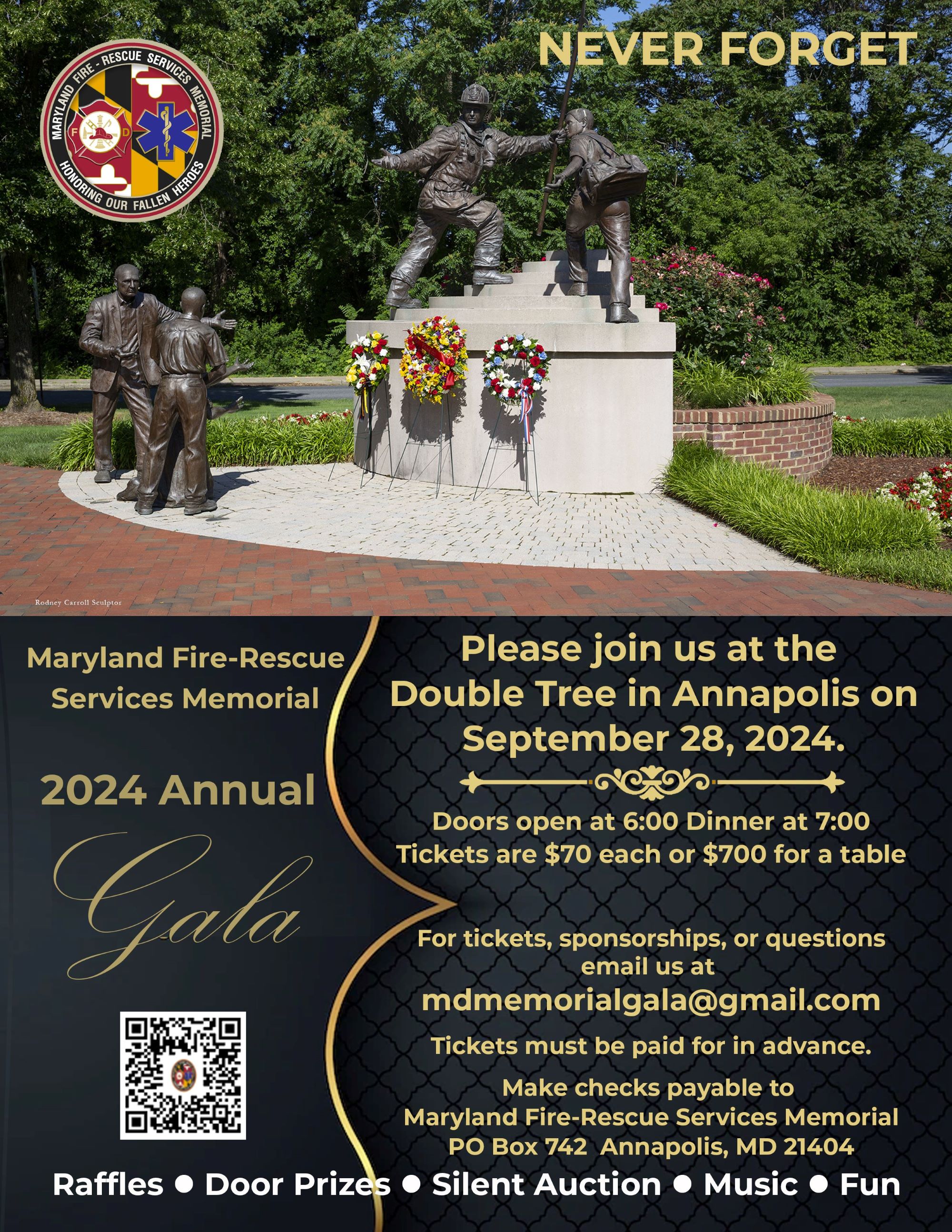 2024 MD Memorial Gala Flyer Convention Ad copy