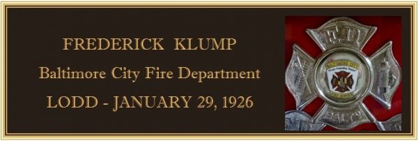 KLUMP, Frederick