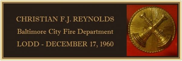 REYNOLDS, Christian F. J.