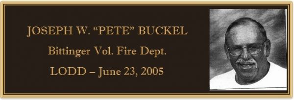 BUCKEL, Joseph W.