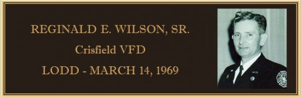 WILSON SR, Reginald E.